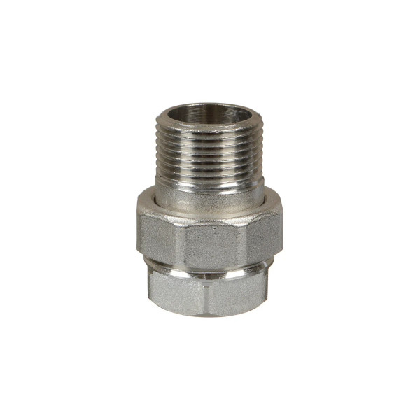 Сгон прямой 1" ВН TeRma Lite (никель) (06293L)