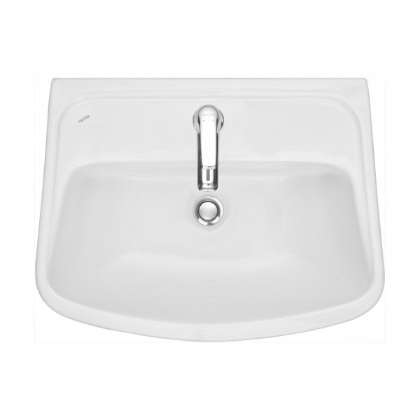 Раковина подвесная Santek Лонги 550x420x195 белая (1WH501755)