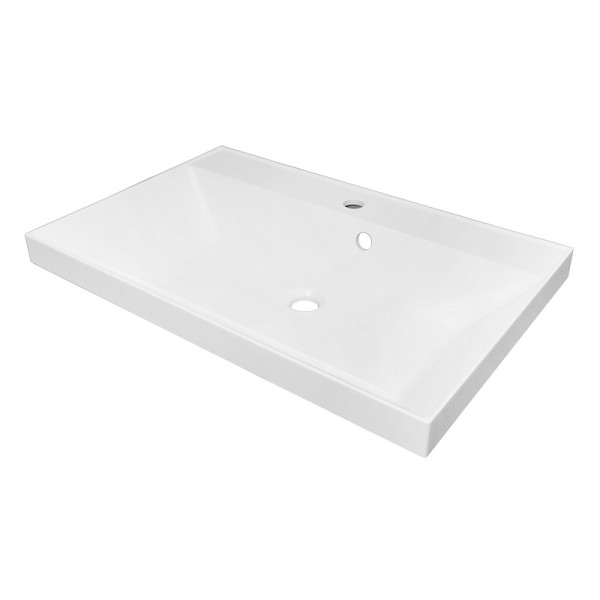 Тумба подвесная Azario с раковиной Эстима 80/2 с раковиной Астория 80 (CS00094584)