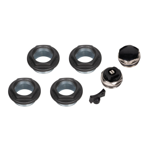 Комплект универсальный для монтажа радиатора Royal Thermo 3/4'' (черный) (RT3/4B)