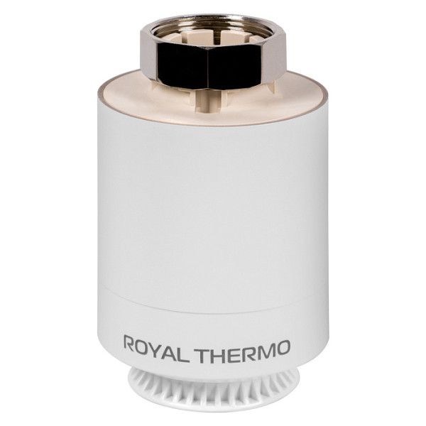 Головка термостатическая М30х1,5 (+click) Royal Thermo Smart Heat электронная (белая) (RTE 77.001) Головка термостатическая М30х1,5 (+click) Royal Thermo Smart Heat электронная (белая) (RTE 77.001)