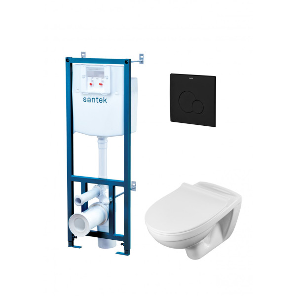 Инсталляция с унитазом с клавишей смыва Santek Бореаль (1WH501834)