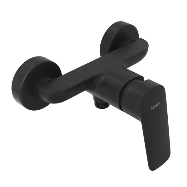 Смеситель для душа Santek Таос с душевым комплектом черный (WH5A20009N001)