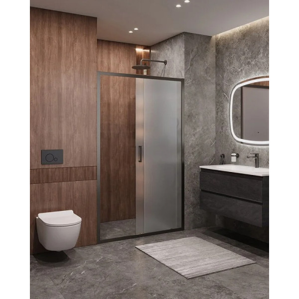 Душевая дверь Cezares Molveno 120x195 стекло матовое, профиль оружейная сталь (MOLVENO-BF-1-120-P-GM) Душевая дверь Cezares Molveno 120x195 стекло матовое, профиль оружейная сталь (MOLVENO-BF-1-120-P-GM)