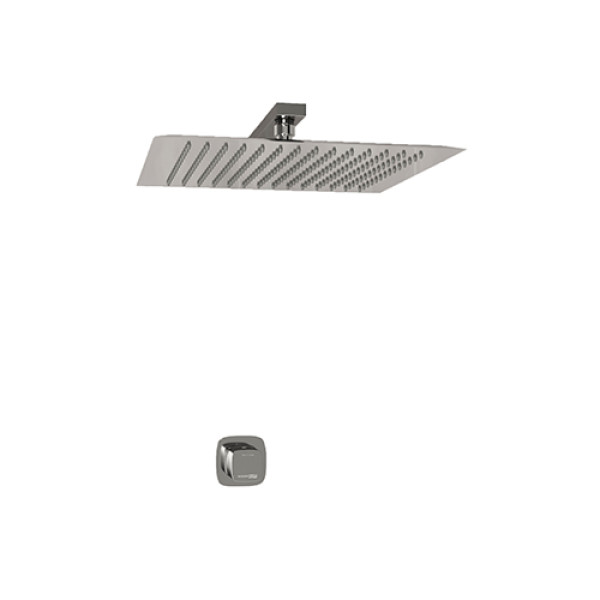 Смеситель для душа встраиваемый с верхней душевой насадкой WasserKRAFT никель (A8651.090.118)