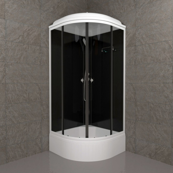 Душевая кабинаTriton Топ 88x88 стекло прозрачное, профиль белый (DK367)