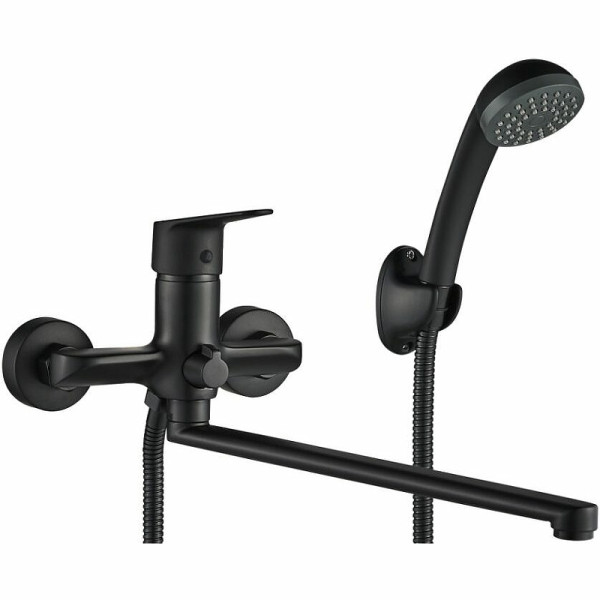 Смеситель для ванны и душа Wesnaart Nova черный (NOV03-320Black)