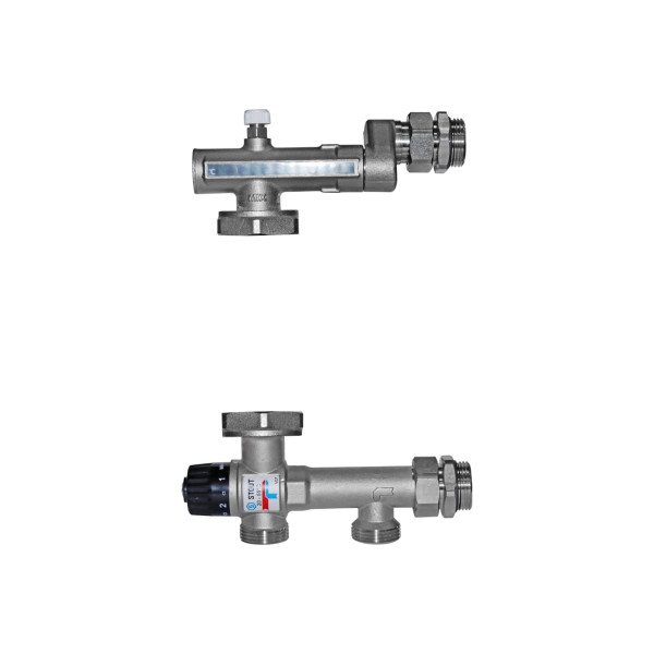 Модуль подмешивающий Stout с термостатическим клапаном 20-55°C (без насоса) (SDG-0120-005010)