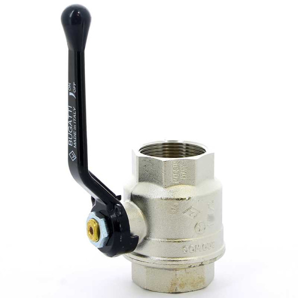 Кран Bugatti 1 1/2" ВВ шаровый Oregon 300 (черная ручка) (03000187) Кран Bugatti 1 1/2" ВВ шаровый Oregon 300 (черная ручка) (03000187)