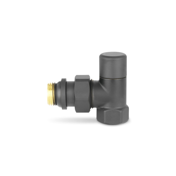Клапан настроечный угловой 1/2" Varmega VMDV03 (черный) (VMDV03-210404) Клапан настроечный угловой 1/2" Varmega VMDV03 (черный) (VMDV03-210404)
