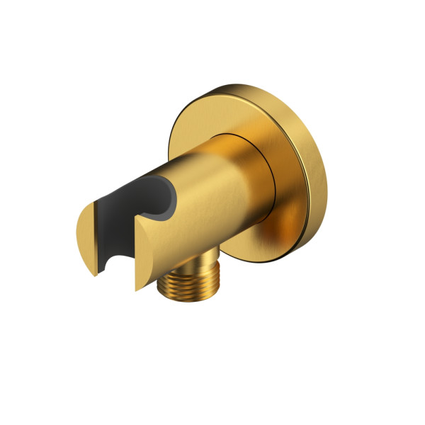 Подключение шланговое Whitecross Y с держателем брашированное золото (Y1005GLB) Подключение шланговое Whitecross Y с держателем брашированное золото (Y1005GLB)