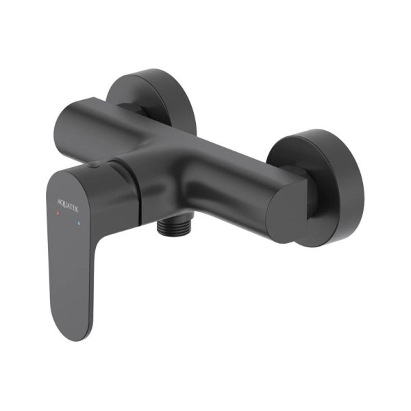 Смеситель для душа Aquatek Оберон черный матовый (AQ1260MB)