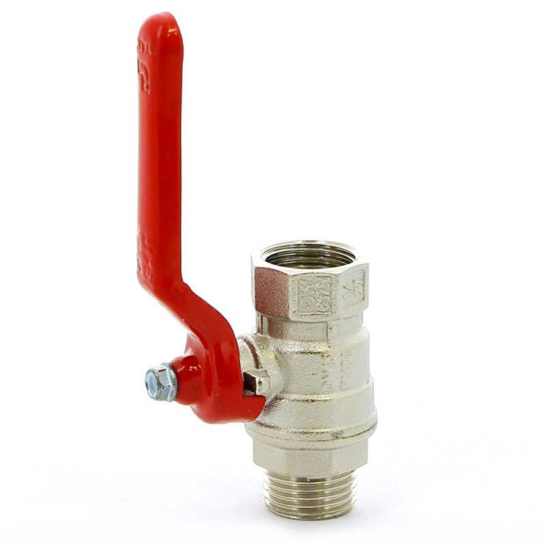 Кран Itap 1/2" ВН шаровый Vienna (красная ручка) (1170012)