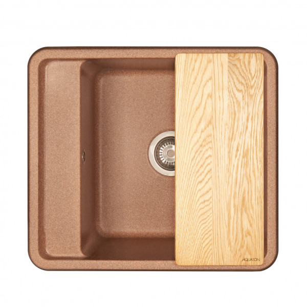Мойка для кухни врезная Aquaton Беллис 510x570x250 терракот (1.A724.9.32B.S27.0)