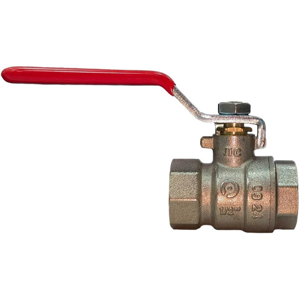 Кран 1/2" ВВ шаровый Rommer (ГОСТ, красная ручка) RBV-0001-2110315 Кран 1/2" ВВ шаровый Rommer (ГОСТ, красная ручка) RBV-0001-2110315