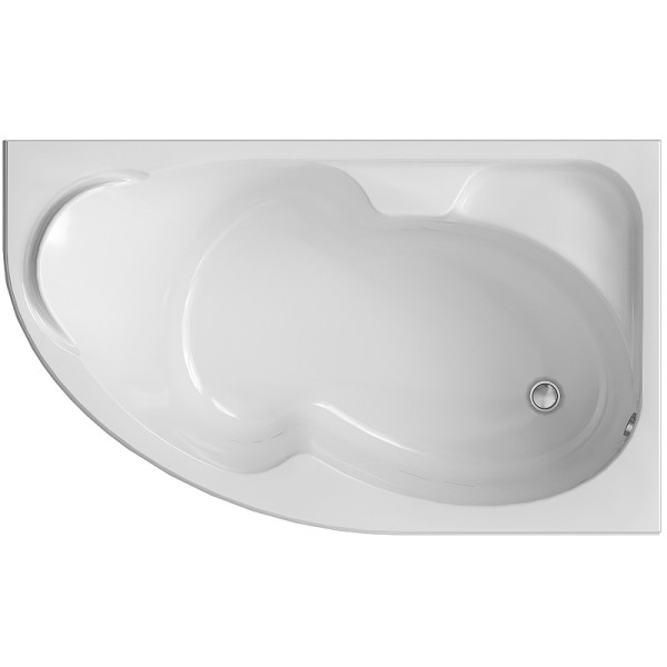 Ванна акриловая 1Marka Diana 150x90 правосторонняя белая (01ди1590п)