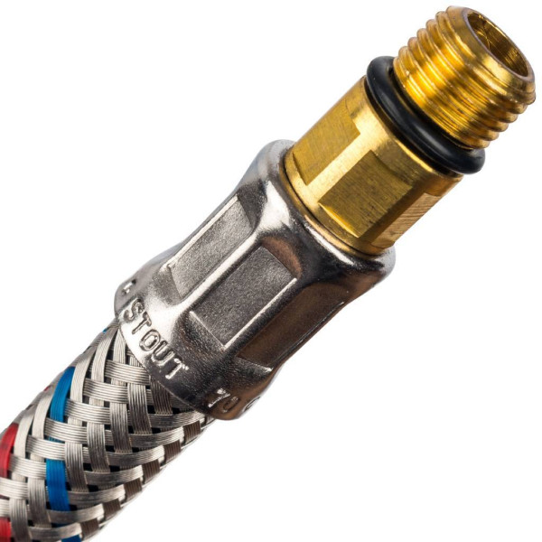 Подводка гибкая для смесителя 400 мм. 1/2"*М10 L=35 мм. (нерж. сталь) SHF-0045-351015 Подводка гибкая для смесителя 400 мм. 1/2"*М10 L=35 мм. (нерж. сталь) SHF-0045-351015