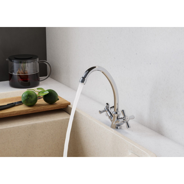 Смеситель для кухни Santek Рокс хром (WH5A41014C001) Смеситель для кухни Santek Рокс хром (WH5A41014C001)