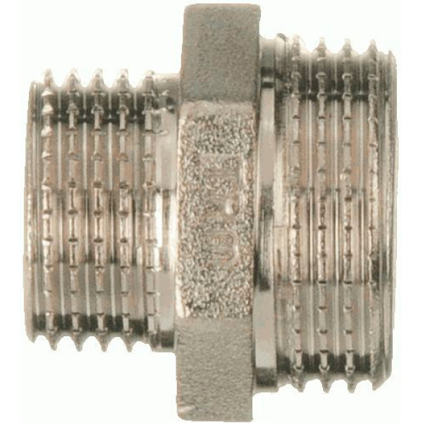 Ниппель переходной 1/2"х3/4" TeRma Lite (никель) (06011L)