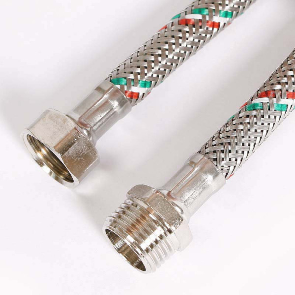 Подводка гибкая Uni-Fitt 1200 мм 1/2" НВ DN 8 оплётка из нерж. стали (501S2012) Подводка гибкая Uni-Fitt 1200 мм 1/2" НВ DN 8 оплётка из нерж. стали (501S2012)