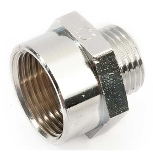 Переход 1/2"Нх3/4"В под ключ General Fittings (хром) 260002C040500A Переход 1/2"Нх3/4"В под ключ General Fittings (хром) 260002C040500A