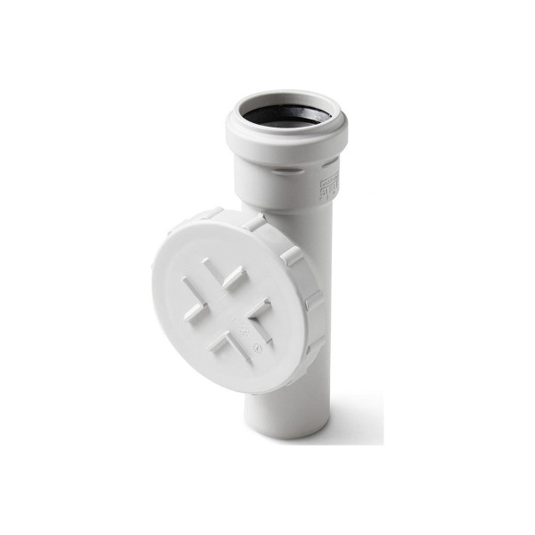 Ревизия 58 Stout с круглой крышкой (PP, серая) SKB-0014-000058