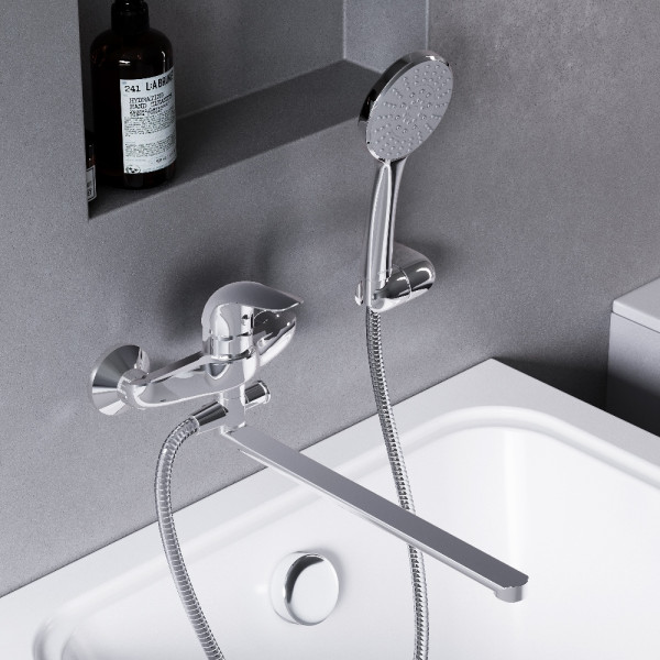 Смеситель для ванны и душа Damixa Eclipse хром (319500001) Смеситель для ванны и душа Damixa Eclipse хром (319500001)