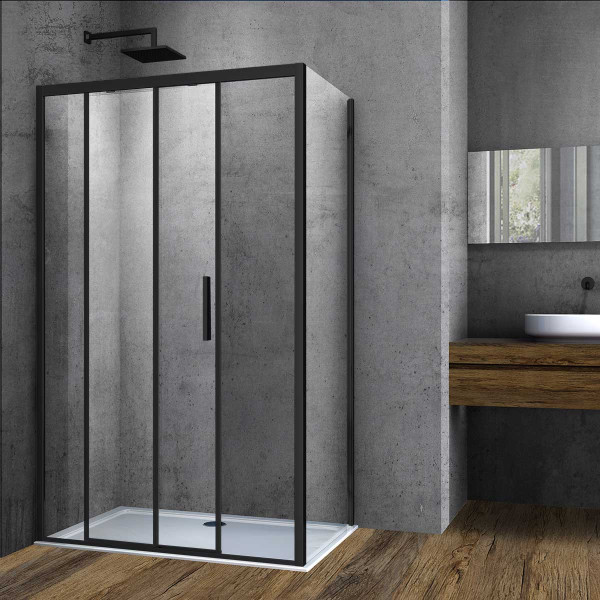 Душевой уголок Vincea Soft VSR-3SO 1200х900x1950 стекло прозрачное, профиль черный (VSR-3SO9012CLB) Душевой уголок Vincea Soft VSR-3SO 1200х900x1950 стекло прозрачное, профиль черный (VSR-3SO9012CLB)