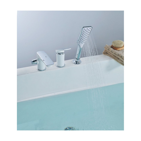 Смеситель на борт ванны Lemark Allegro на три отверстия (LM5945CW)