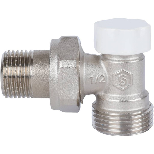 Клапан настроечный угловой 1/2"х3/4"(18) евроконус Stout SVL-1166-000015 Клапан настроечный угловой 1/2"х3/4"(18) евроконус Stout SVL-1166-000015