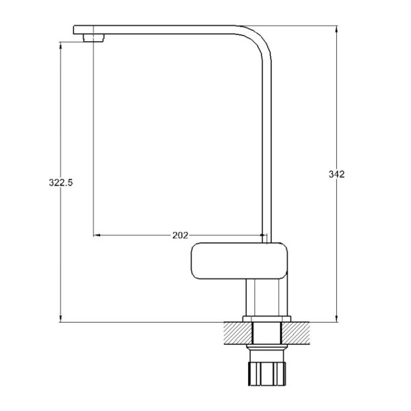 Смеситель для кухни G.lauf хром (NEB4-A123)