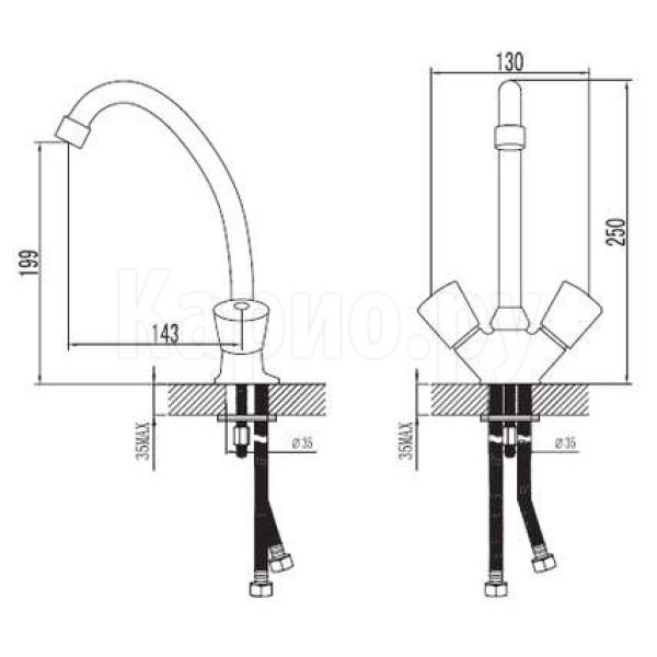 Смеситель для раковины Iddis Praktic (59000B1) Смеситель для раковины Iddis Praktic (59000B1)