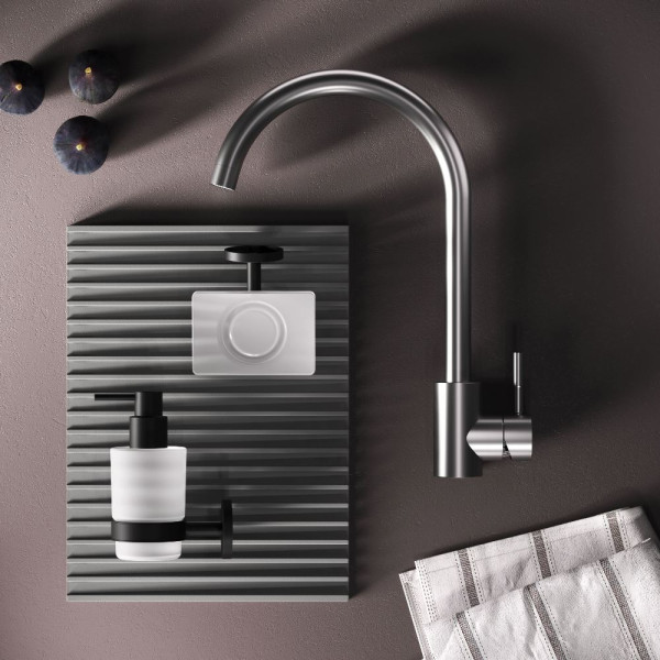 Смеситель для кухни AM.PM X-Joy S с С-изливом сатин (F85B07111)