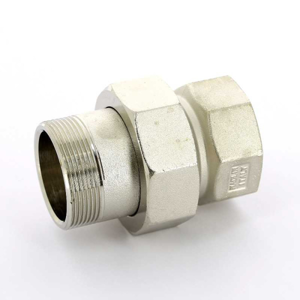 Сгон прямой (американка) 2" ВН Tiemme (никель) 1500337 / 1555N000909 Сгон прямой (американка) 2" ВН Tiemme (никель) 1500337 / 1555N000909