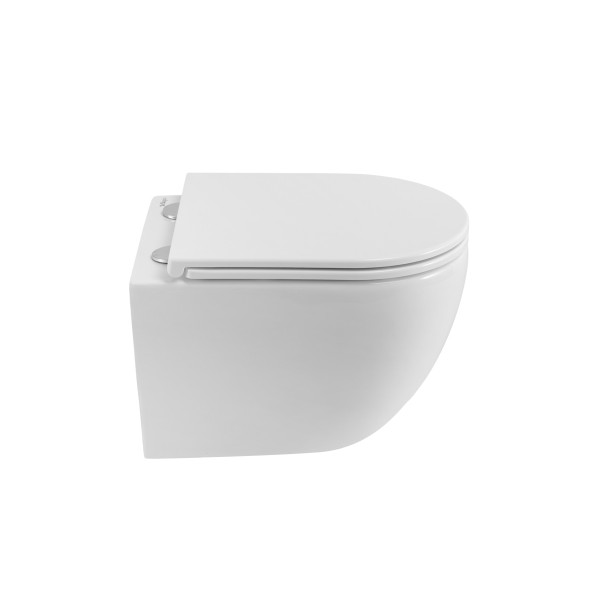 Унитаз подвесной BelBagno Элемент безободковый с сиденьем soft close белый (BB003CH-TOR/SC) Унитаз подвесной BelBagno Элемент безободковый с сиденьем soft close белый (BB003CH-TOR/SC)