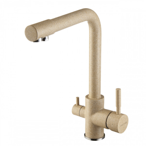 Смеситель для кухни Aquaton Руан с краном для питевой воды светло-бежевый (1.AX00.4.FCX.X22.0) Смеситель для кухни Aquaton Руан с краном для питевой воды светло-бежевый (1.AX00.4.FCX.X22.0)
