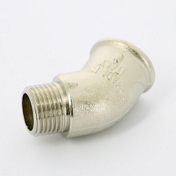 Угол 45 НВ 1/2" никелированный Uni-Fitt (640N2200) Угол 45 НВ 1/2" никелированный Uni-Fitt (640N2200)