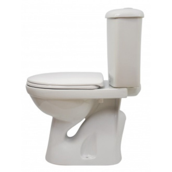 Унитаз-компакт Оскольская керамика Суперкомпакт Стандарт 370х590х772 выпуск в пол, белый Унитаз-компакт Оскольская керамика Суперкомпакт Стандарт 370х590х772 выпуск в пол, белый