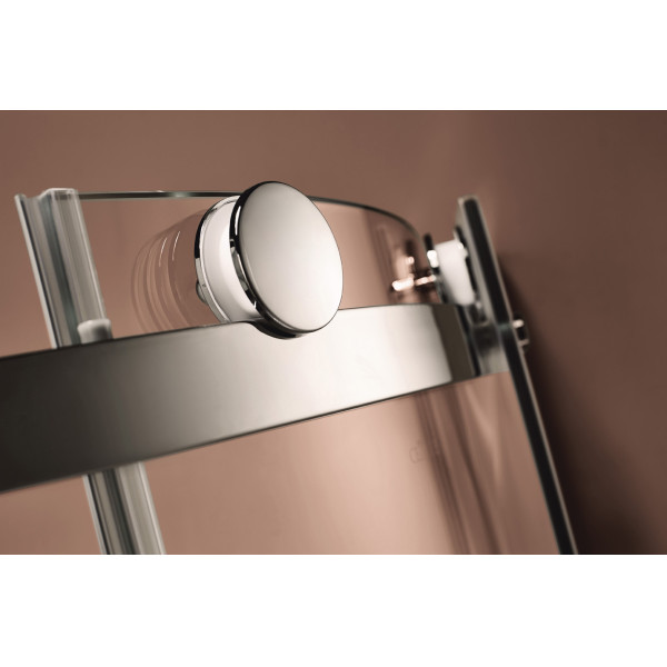 Душевой уголок Cezares Stylus-M 160x90x195 стекло прозрачное, профиль хром (STYLUS-O-M-AH-1-160/90-C-Cr)