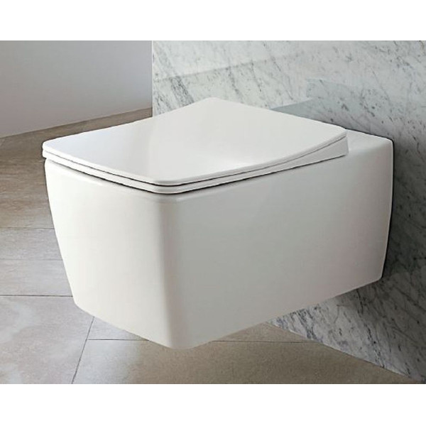 Унитаз подвесной Vitra Metropole Rim-Ex безободковый, с функцией биде и встроенным смесителем (7672B003-1684)