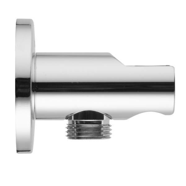 Подсоединение шланговое с держателем для лейки Swedbe Platta хром (5505) Подсоединение шланговое с держателем для лейки Swedbe Platta хром (5505)