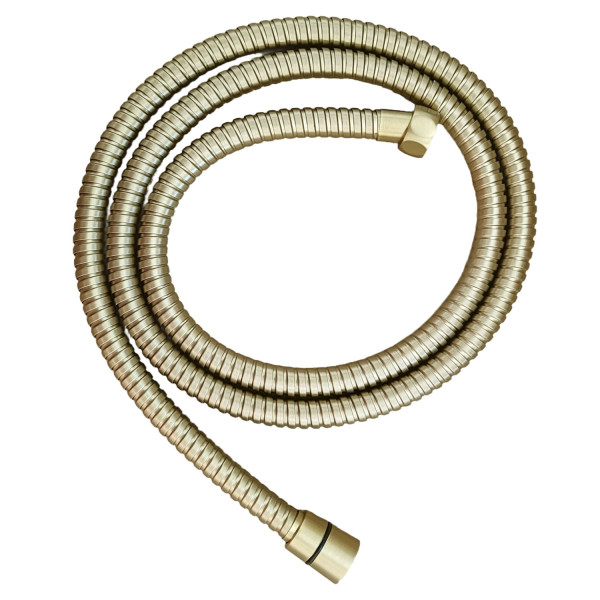 Смеситель для ванны Azario Lursy длинный излив с ручным душем шланг 150 см золото матовое (AZ-K1749MG)