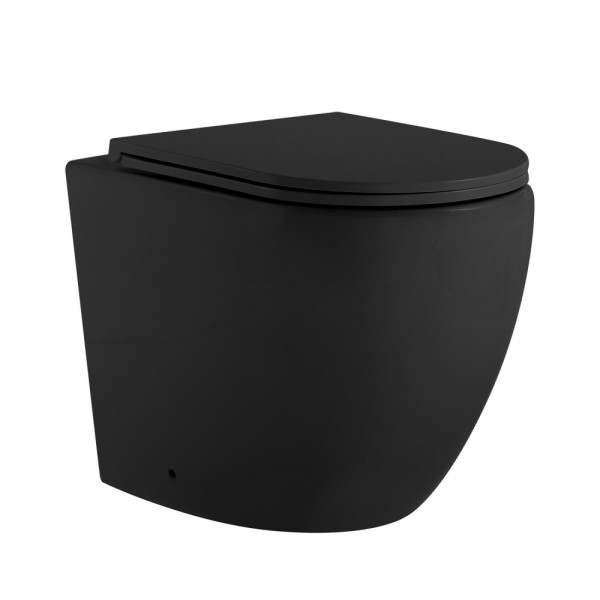 Унитаз напольный Abber Bequem 360x560x420 черный матовый (AC1111TMB)