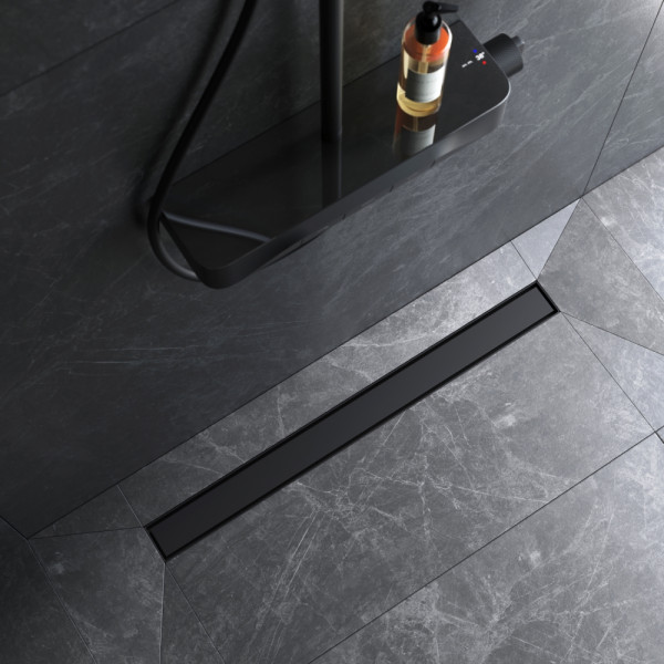 Душевой лоток AM.PM MasterFlow линейный универс затвор Tile 80 см черн мат (W01SC-U11-080-04BM)