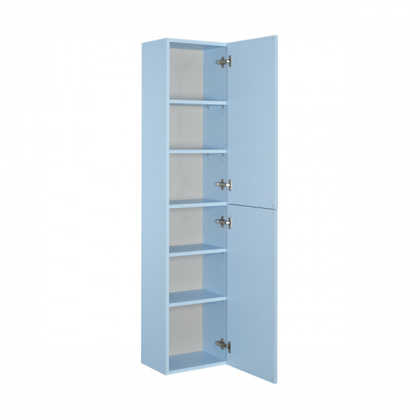 Пенал напольный Roca Domi 346x251x1504 небесный синий матовый (Z.RU93.0.787.2)