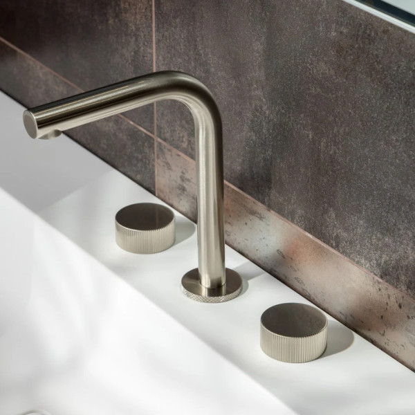 Смеситель для раковины на 3 отв.Boheme Stick NB (никель) (152-NB.3)