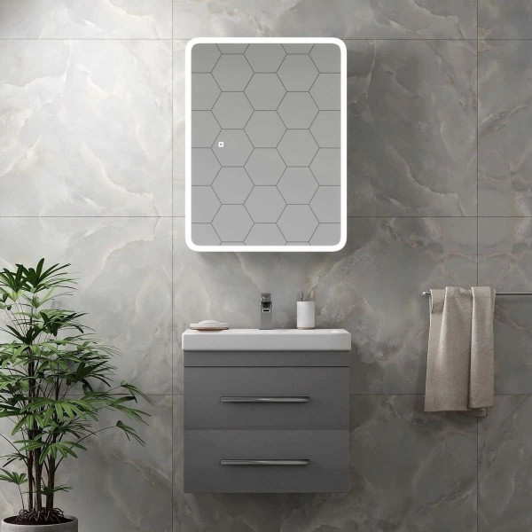 Шкаф зеркальный Континент Emotion LED 600х800 (МВК028) Шкаф зеркальный Континент Emotion LED 600х800 (МВК028)