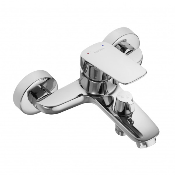 Смеситель для ванны и душа Santek Таос хром с душевым гарнитуром (WH5A1009C001) Смеситель для ванны и душа Santek Таос хром с душевым гарнитуром (WH5A1009C001)