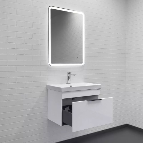 Тумба подвесная Comforty Кама 600x395x460 белый глянцевый (00-00018655) Тумба подвесная Comforty Кама 600x395x460 белый глянцевый (00-00018655)