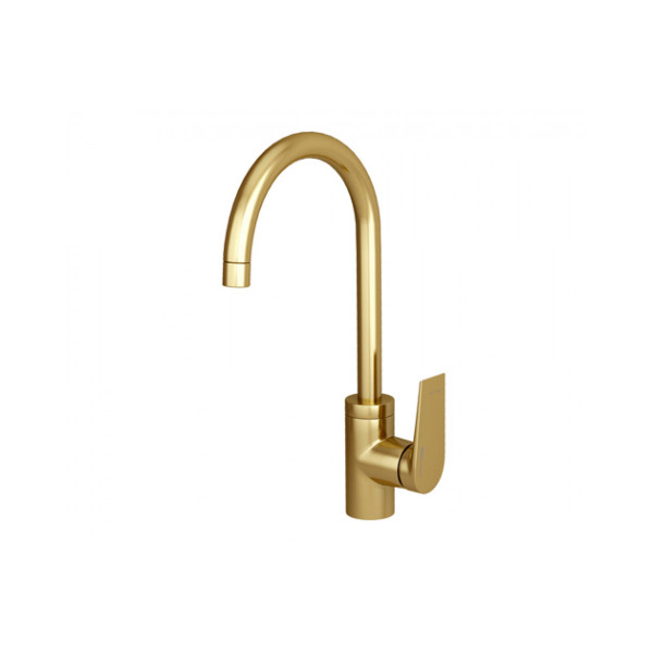 Смеситель для кухни WasserKRAFT Aisch золотой матовый (5507)